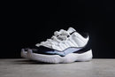 AIR JORDAN 11 LOW BRANCO/PRETO