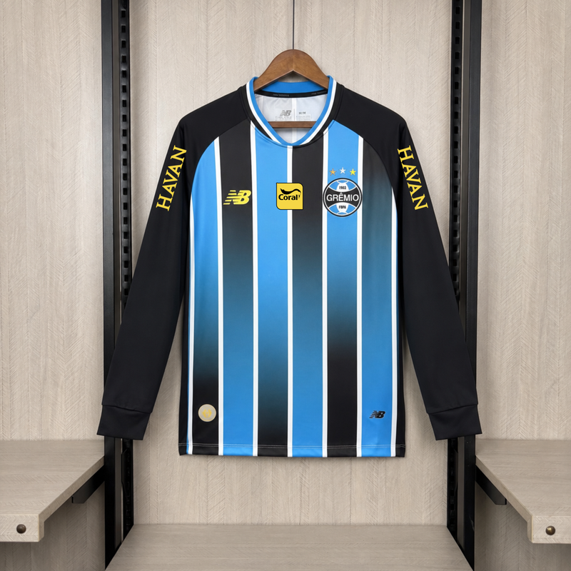 Camiseta Manga Longa Grêmio Tricolor 26/27