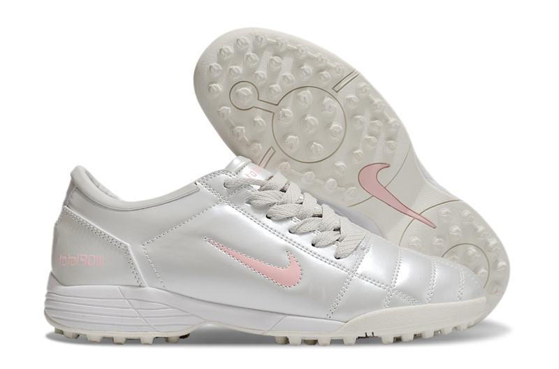 Chuteira NIKE TOTAL 90 Society Cinza com rosa