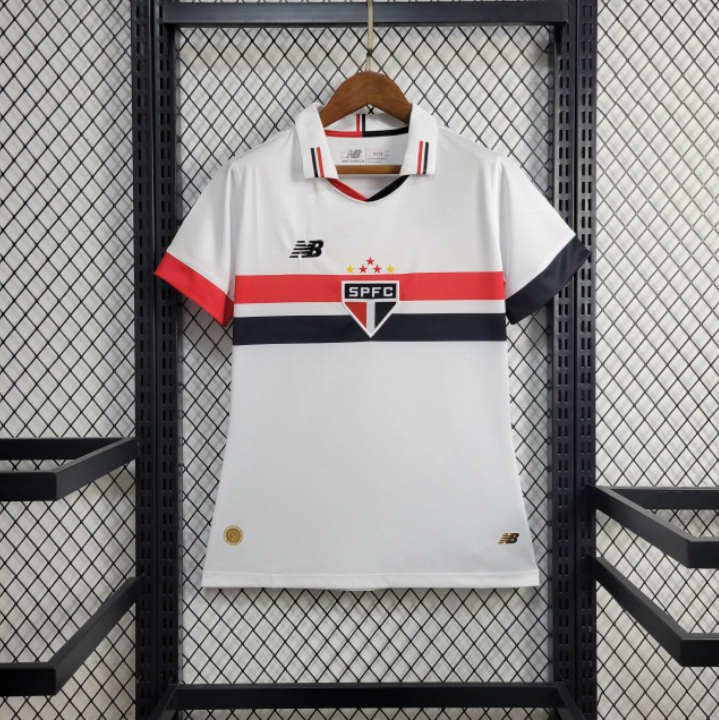 CAMISA FEMININA DO SÃO PAULO 23/24 BRANCO