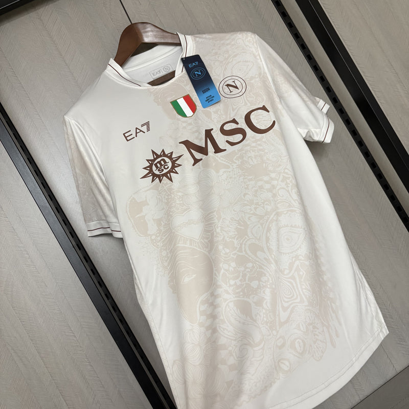 CAMISA DO NAPOLI 25/26 BEGE