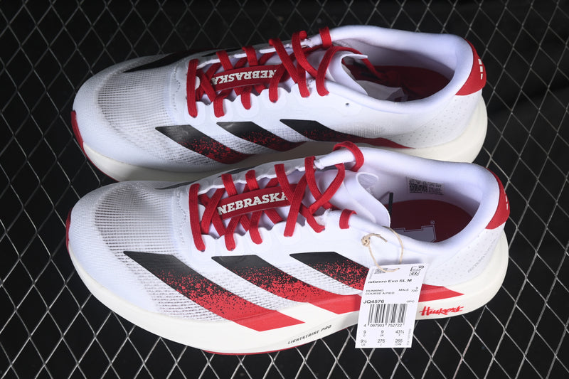 ADIDAS ADIZERO EVO BRANCO E VERMELHO