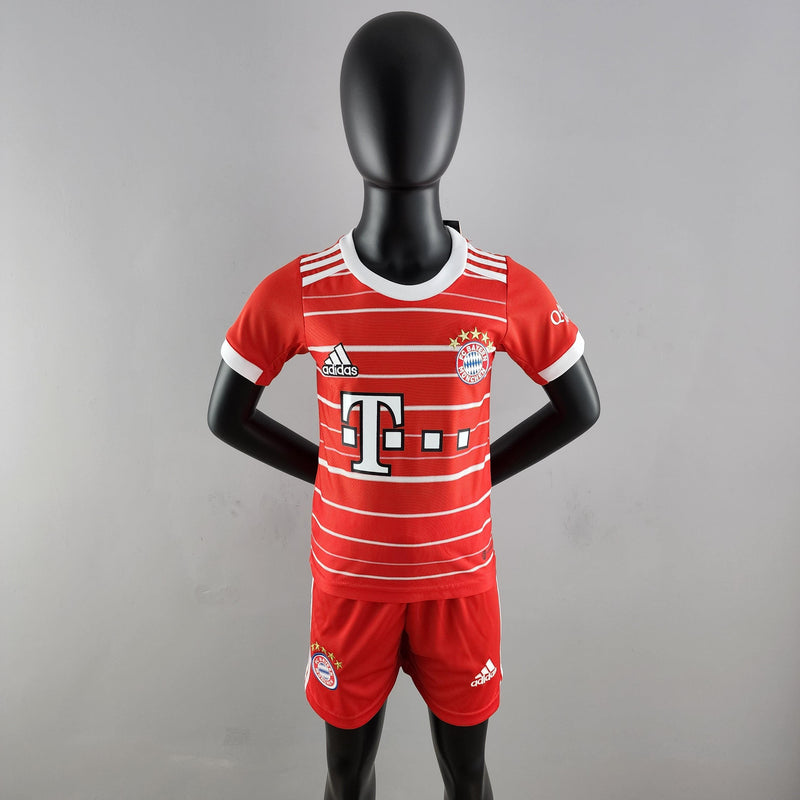 Conjunto Infantil Bayern de Munique 2022/23 - Home - ResPeita Sports 