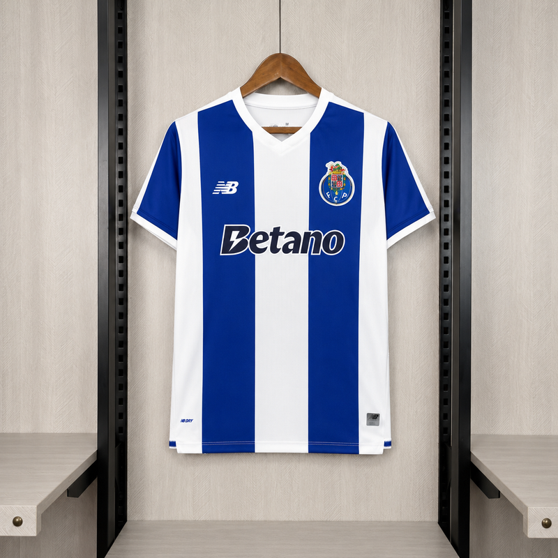 CAMISA DO PORTO 26/27 AZUL E BRANCO