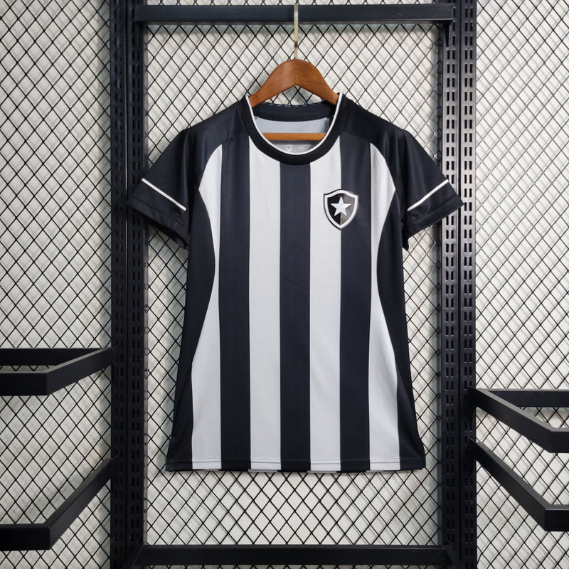 CAMISA FEMININA DO BOTAFOGO 23/24 PRETO E BRANCO