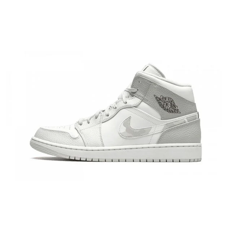 AIR JORDAN 1 MID GREY CAMO