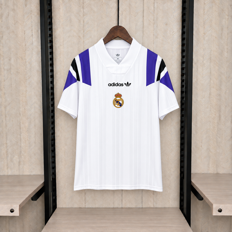 CAMISA DO REAL MADRID 26/27 RETRO BRANCA