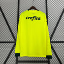 CAMISA MANGA LONGA DO PALMEIRAS 24/25 VERDE FLUORESCENTE