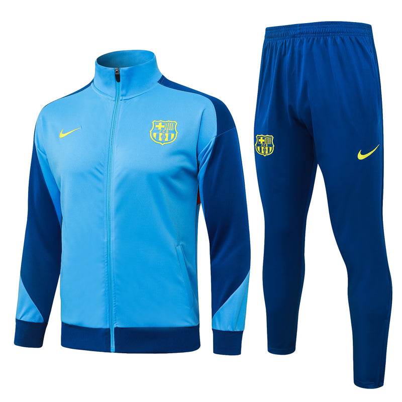 Conjunto de Treino Barcelona - Masculino - Azul