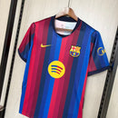 CAMISA DO BARCELONA 26/27 VERMELHO E AZUL