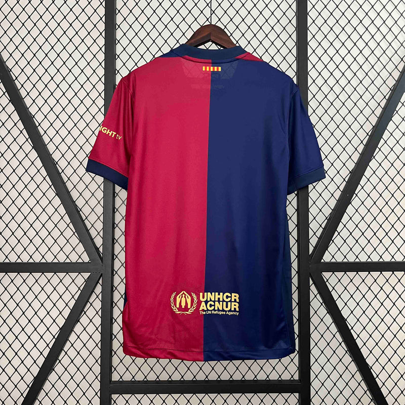 CAMISA DO BARCELONA 24/25 VERMELHO E AZUL