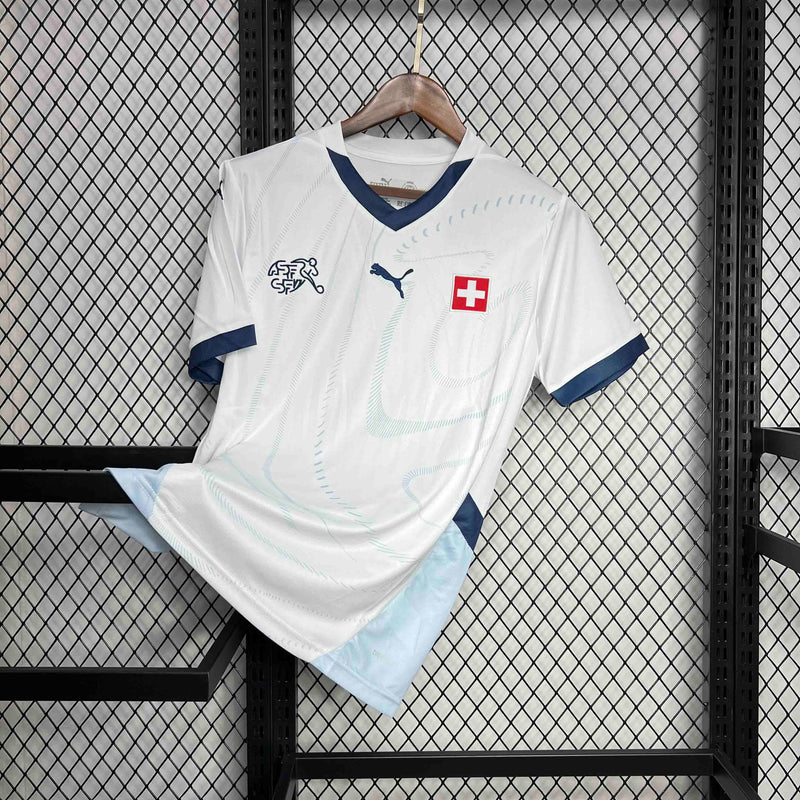 CAMISA DA SELEÇÃO DA SUIÇA 25/26 BRANCO