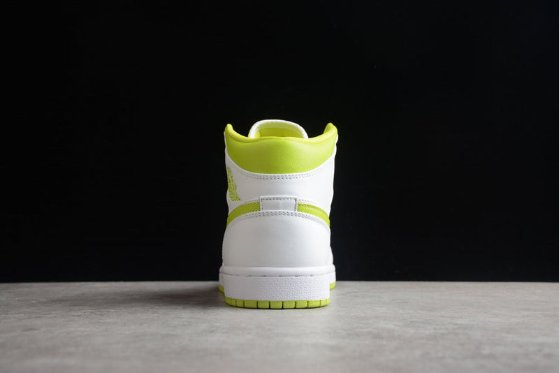 AIR JORDAN 1 MID WHITE LIME