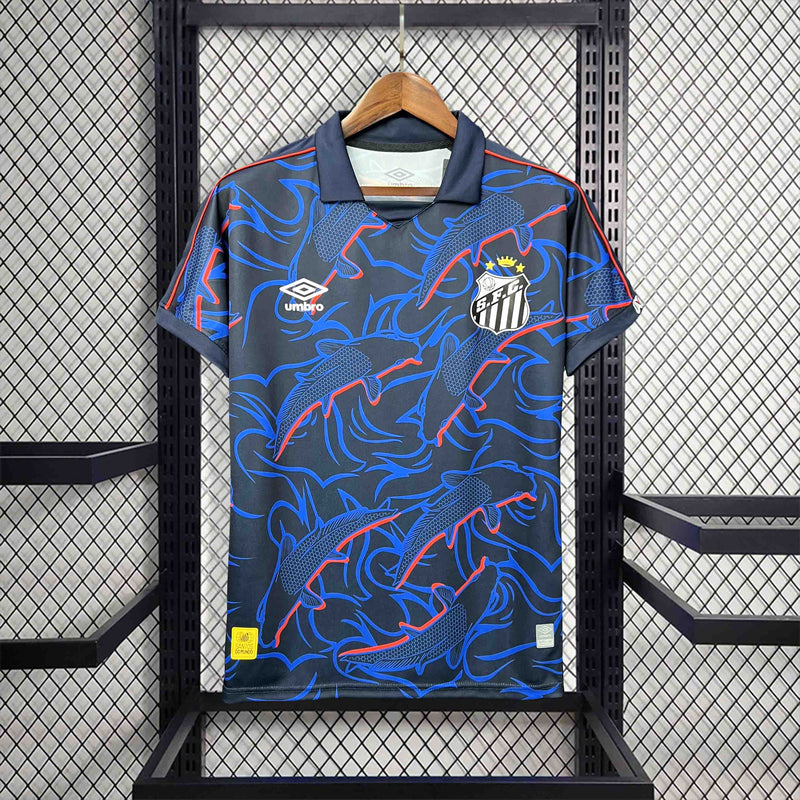 CAMISA DO SANTOS 23/24 AZUL TREINO