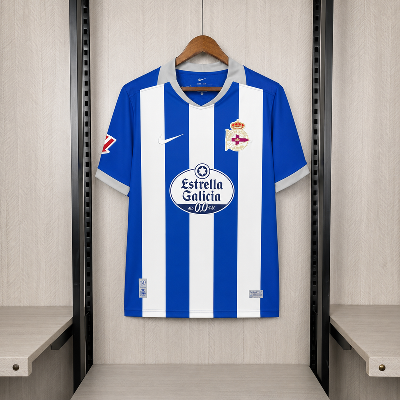 CAMISA DO LA CORUNA 26/27 AZUL