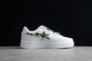 A BATHING APE BAPE STA LOW WHITE ABC CAMO GREEN