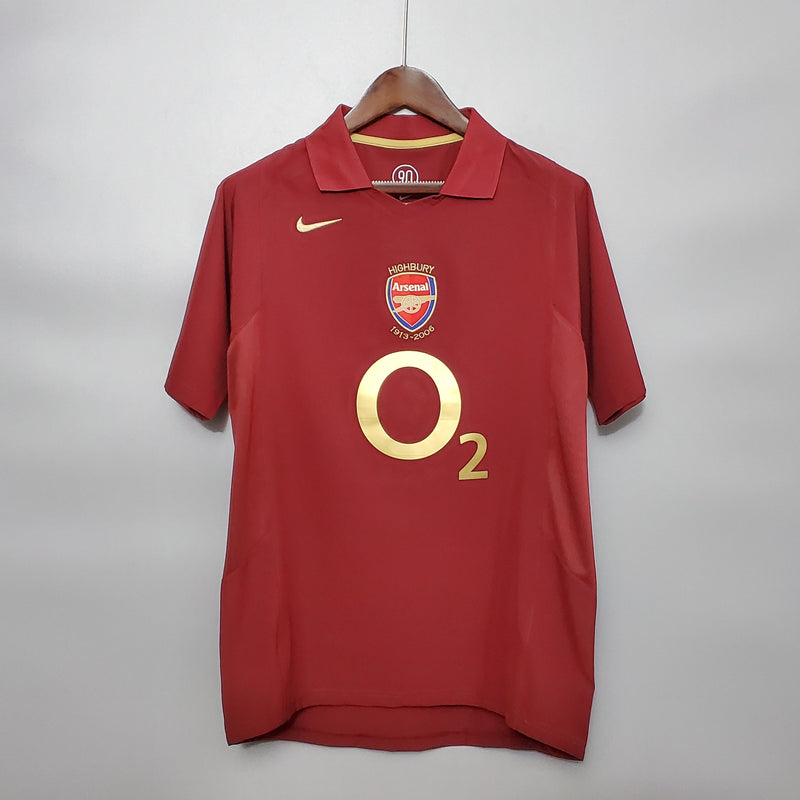 Camisa Arsenal 05/06 II Away - Versão Retrô