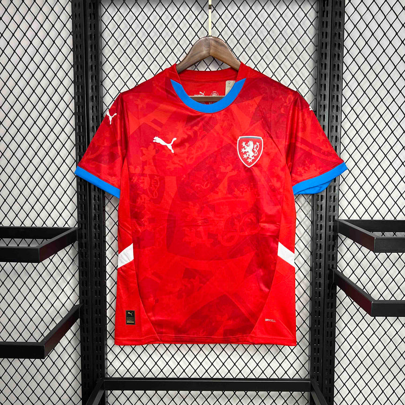 CAMISA DA SELEÇÃO DA REPUBLICA TCHECA 25/26 VERMELHO