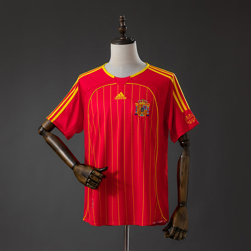 CAMISA DA SELEÇÃO DA ESPANHA 2006 VERMELHA