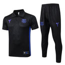 Conjunto Calça e Camisa Polo Barcelona - Masculino - Preto e Roxo