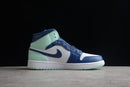 AIR JORDAN 1 MID BLUE MINT