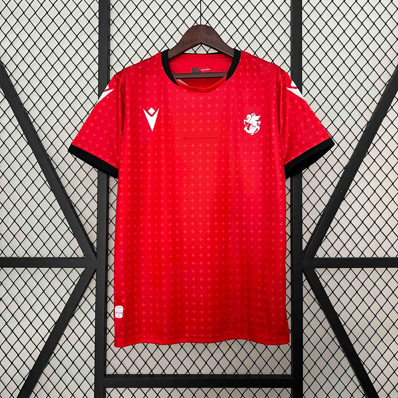 CAMISA DA SELEÇÃO DA GEORGIA 25/26 VERMELHO