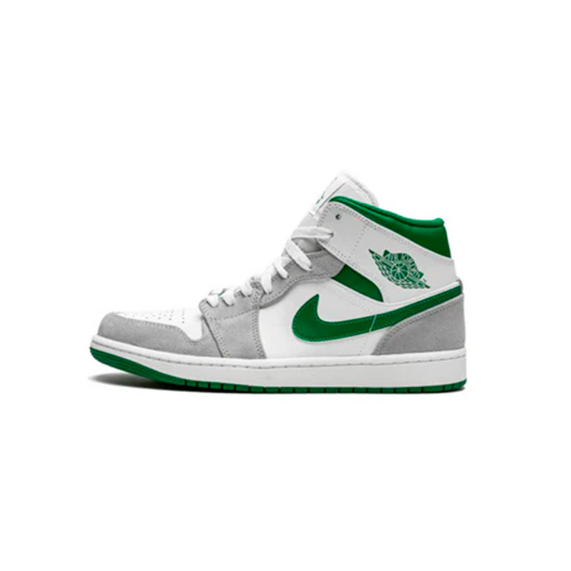 AIR JORDAN 1 MID SE GREY PINE GREEN