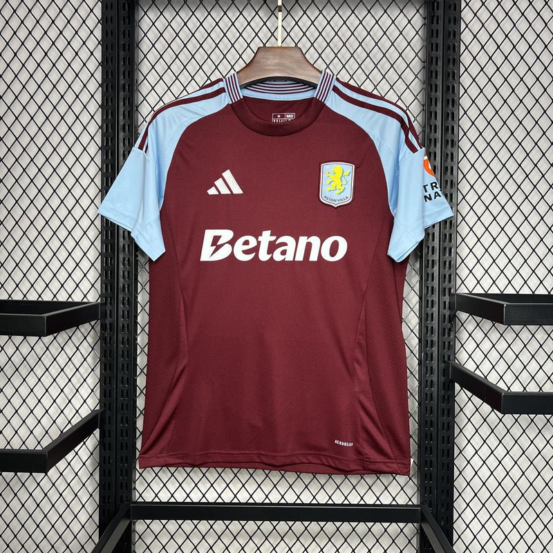 CAMISA DO ASTON VILLA 24/25 VERMELHO