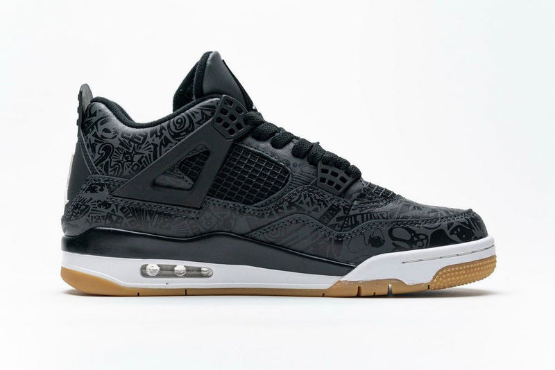 AIR JORDAN 4 RETRO LASER BLACK GUM