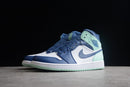 AIR JORDAN 1 MID BLUE MINT