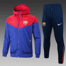 Conjunto de Treino Barcelona - Masculino - Vermelho e Roxo