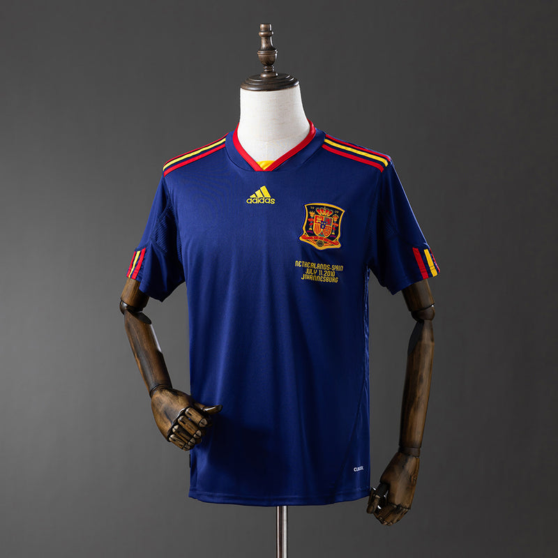 CAMISA DA SELEÇÃO DA ESPANHA 2010 AZUL