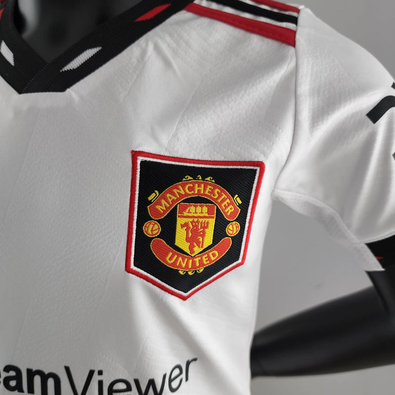 Conjunto Infantil Manchester United 2022/23 - Away - ResPeita Sports 