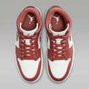 AIR JORDAN 1 MID DUSTY PEACH SAIL NIGHT MAROON