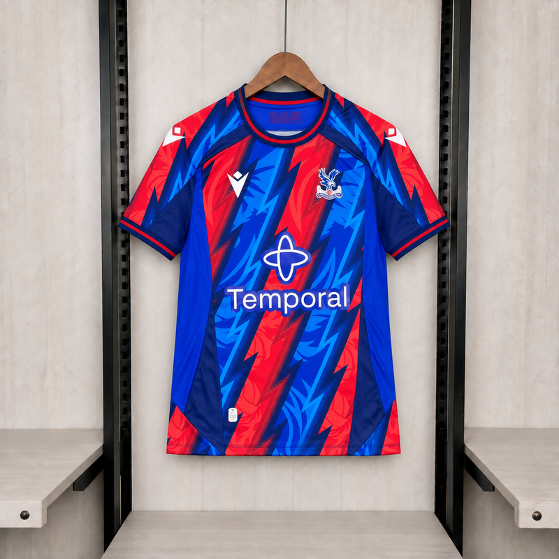CAMISA DO CRISTAL PALACE 26/27 VERMELHA E AZUL