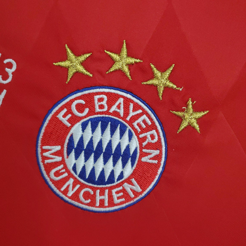 Camisa Retrô Bayern de Munique 2013/14 Home Champions League Edition - ResPeita Sports