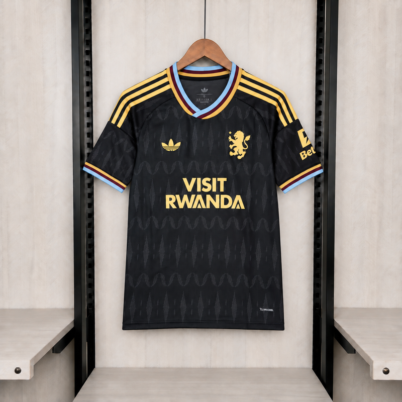 CAMISA DO ASTON VILLA 26/27 PRETO