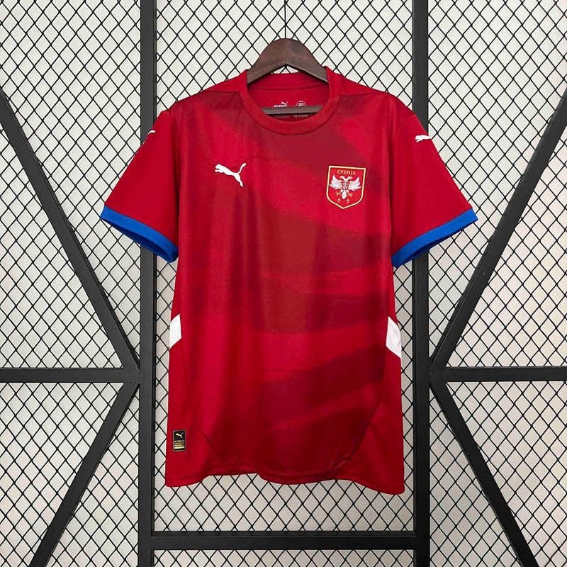 CAMISA DA SELEÇÃO DA SERVIA 25/26 VERMELHO