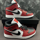 AIR JORDAN 1 MID CHICAGO BLACK TOE