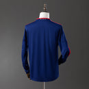 CAMISA DA ESPANHA 2010 AZUL MANGA LONGA
