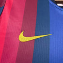 CAMISA DO BARCELONA 26/27 VERMELHO E AZUL