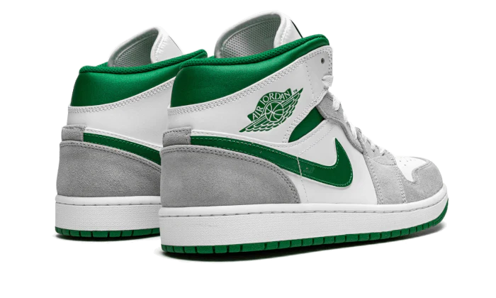 AIR JORDAN 1 MID SE GREY PINE GREEN