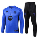Conjunto de Treino Barcelona - Masculino - Preto e Roxo