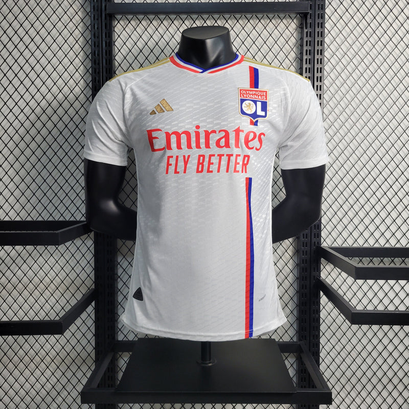 CAMISA VERSÃO PLAYER DO LYON 23/24 BRANCO