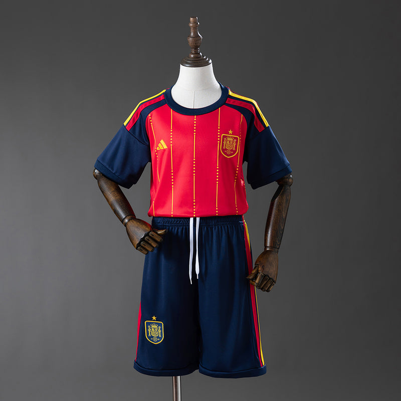 CONJUNTO INFANTIL ESPANHA VERMELHO