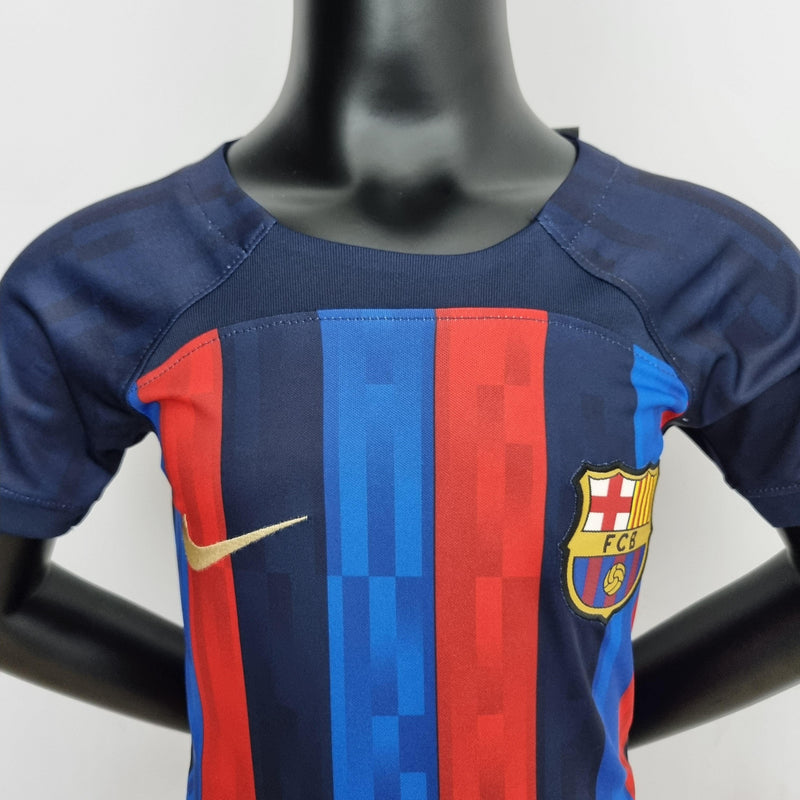 Conjunto Infantil Barcelona 2022/23 - Home - ResPeita Sports 