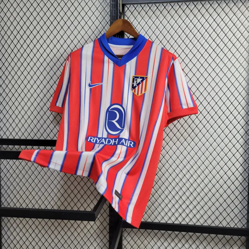 CAMISA DO ATLETICO DE MADRID 24/25 VERMELHO E BRANCO