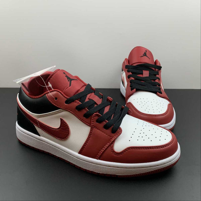 AIR JORDAN 1 LOW GYM RED BLACK