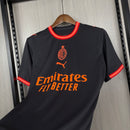 CAMISA DO MILAN 26/27 PRETO E LARANJA