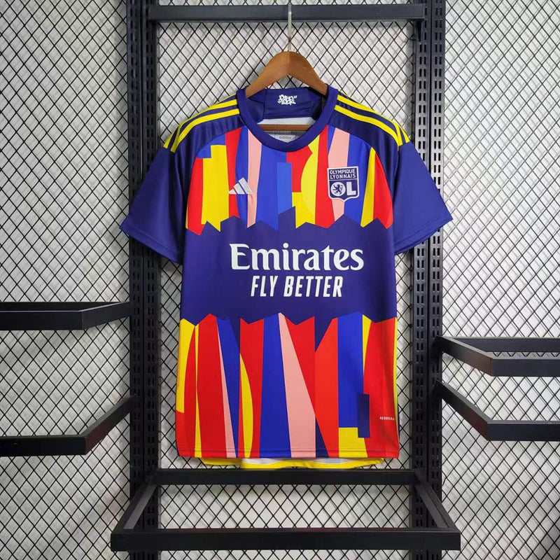 CAMISA DO LYON 24/25 MULTICOLOR